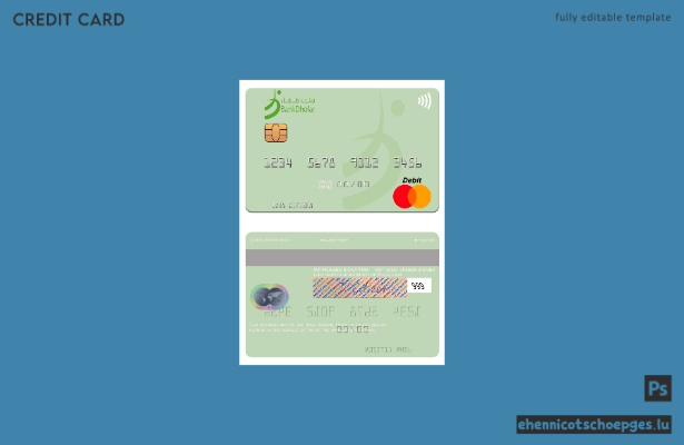 Oman Bank Dhofar Mastercard Beispielvorschau